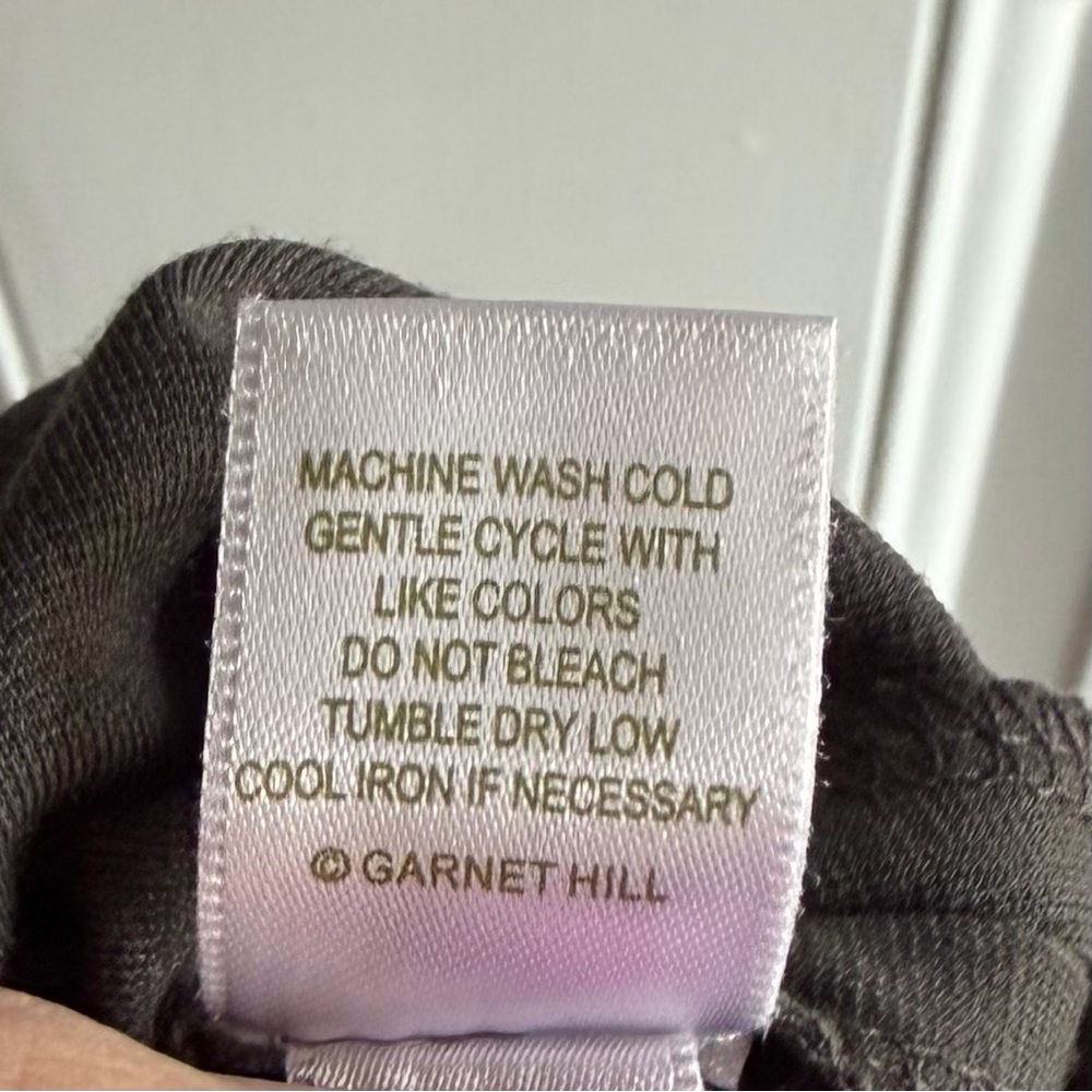 Garnet Hill Skirt Medium Gray Ruffle Knee Length - Picture 4 of 6